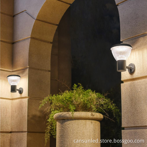 IP65 High Brightness Solar Outdoor Wall Lamp 8W/12W with 3 Years Warranty